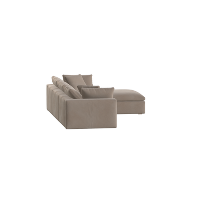 Ari three seater modular corner Sofa With Full Fabric Customisation