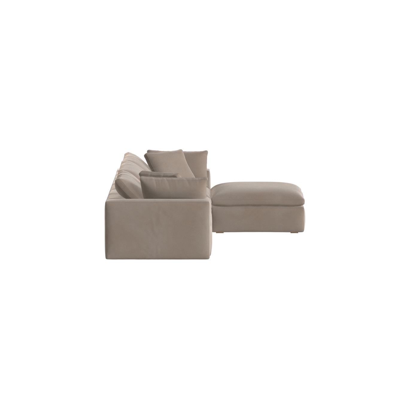 Ari three seater modular corner Sofa With Full Fabric Customisation