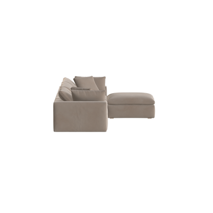 Ari three seater modular corner Sofa With Full Fabric Customisation