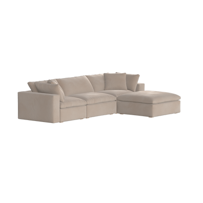 Ari three seater modular corner Sofa With Full Fabric Customisation