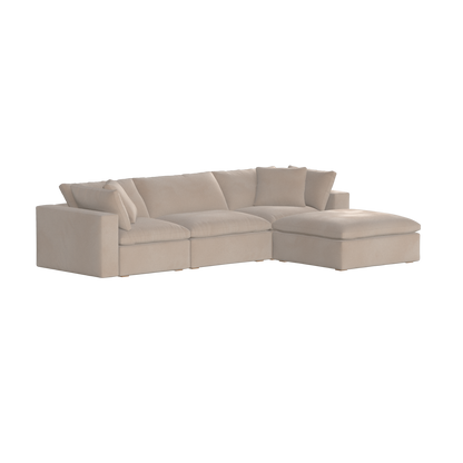 Ari three seater modular corner Sofa With Full Fabric Customisation