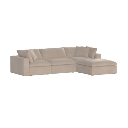 Ari three seater modular corner Sofa With Full Fabric Customisation