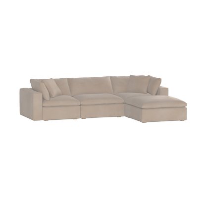 Ari three seater modular corner Sofa With Full Fabric Customisation