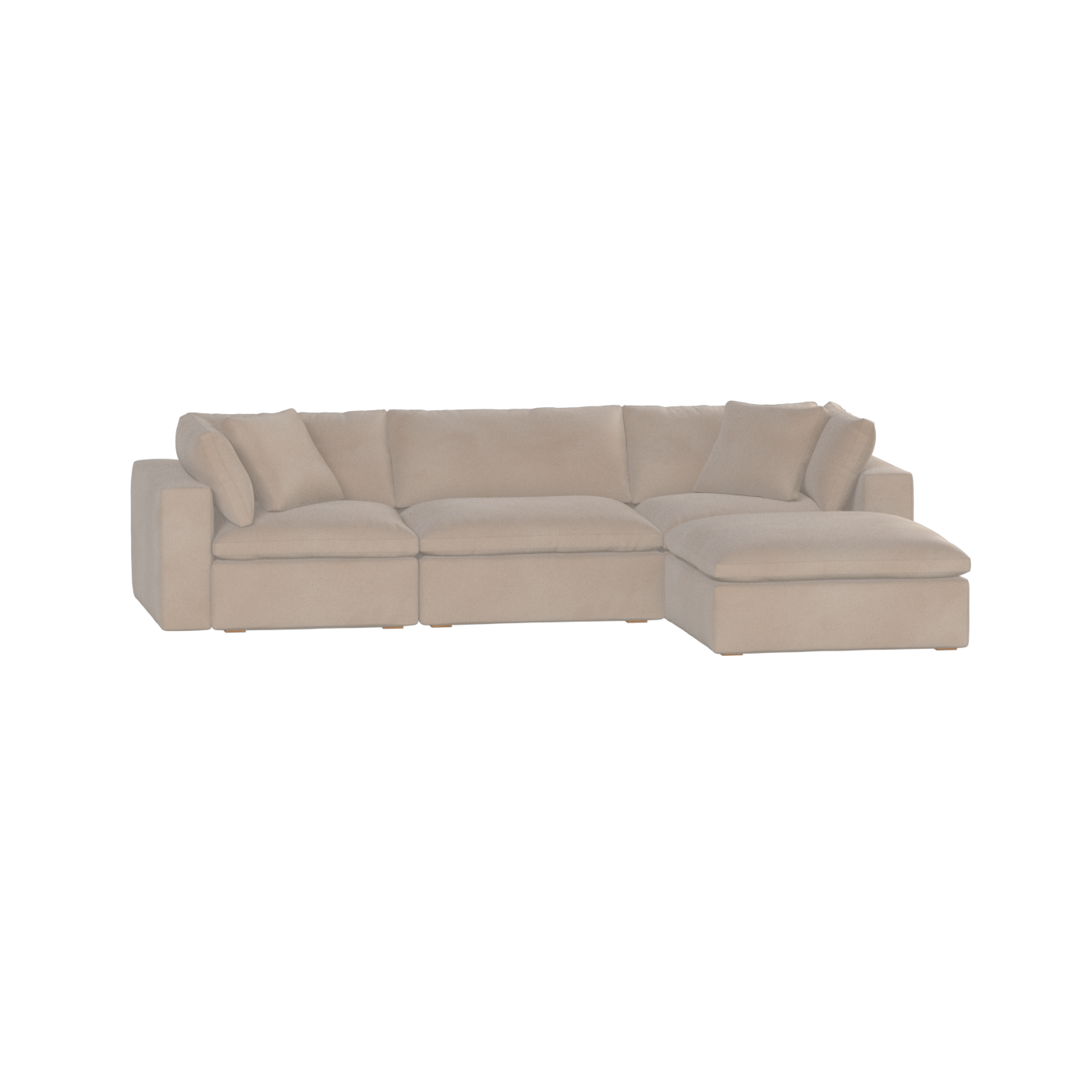Ari three seater modular corner Sofa With Full Fabric Customisation