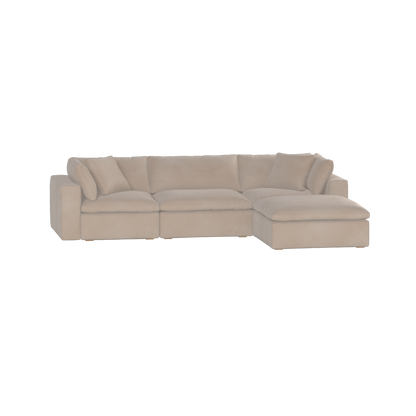 Ari three seater modular corner Sofa With Full Fabric Customisation
