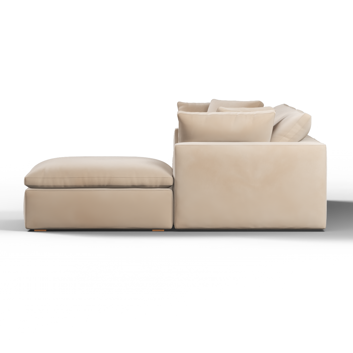Ari three seater modular corner Sofa With Full Fabric Customisation