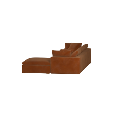 Ari three seater modular corner Sofa With Full Fabric Customisation