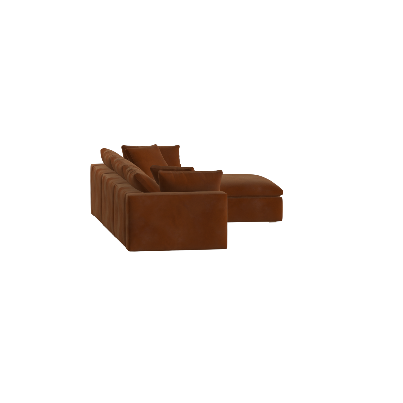 Ari three seater modular corner Sofa With Full Fabric Customisation