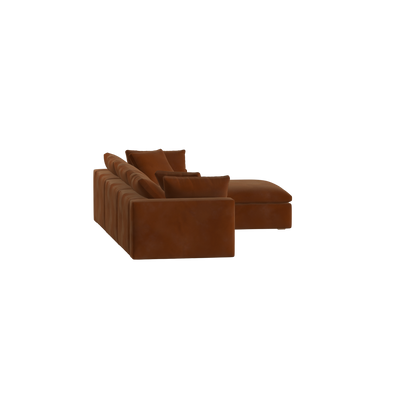 Ari three seater modular corner Sofa With Full Fabric Customisation