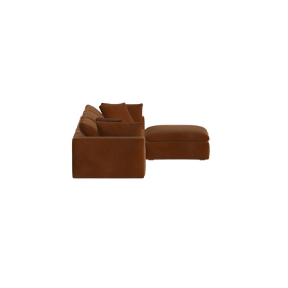 Ari three seater modular corner Sofa With Full Fabric Customisation