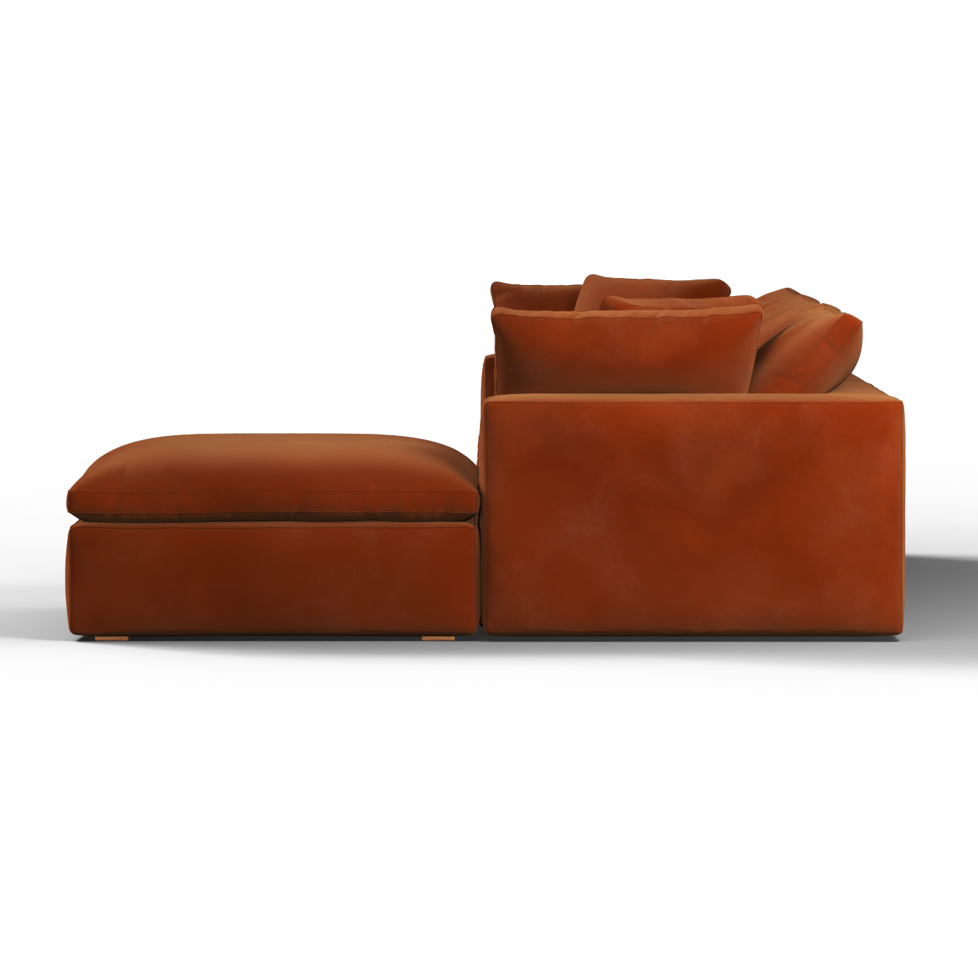 Ari three seater modular corner Sofa With Full Fabric Customisation