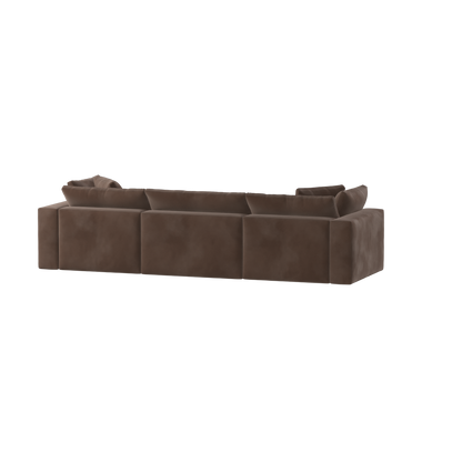 Ari three seater modular corner Sofa With Full Fabric Customisation