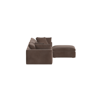 Ari three seater modular corner Sofa With Full Fabric Customisation