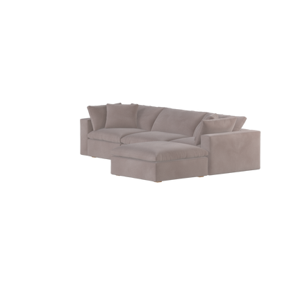 Ari three seater modular corner Sofa With Full Fabric Customisation