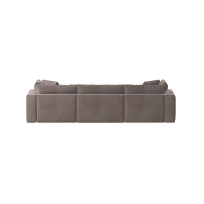 Ari three seater modular corner Sofa With Full Fabric Customisation