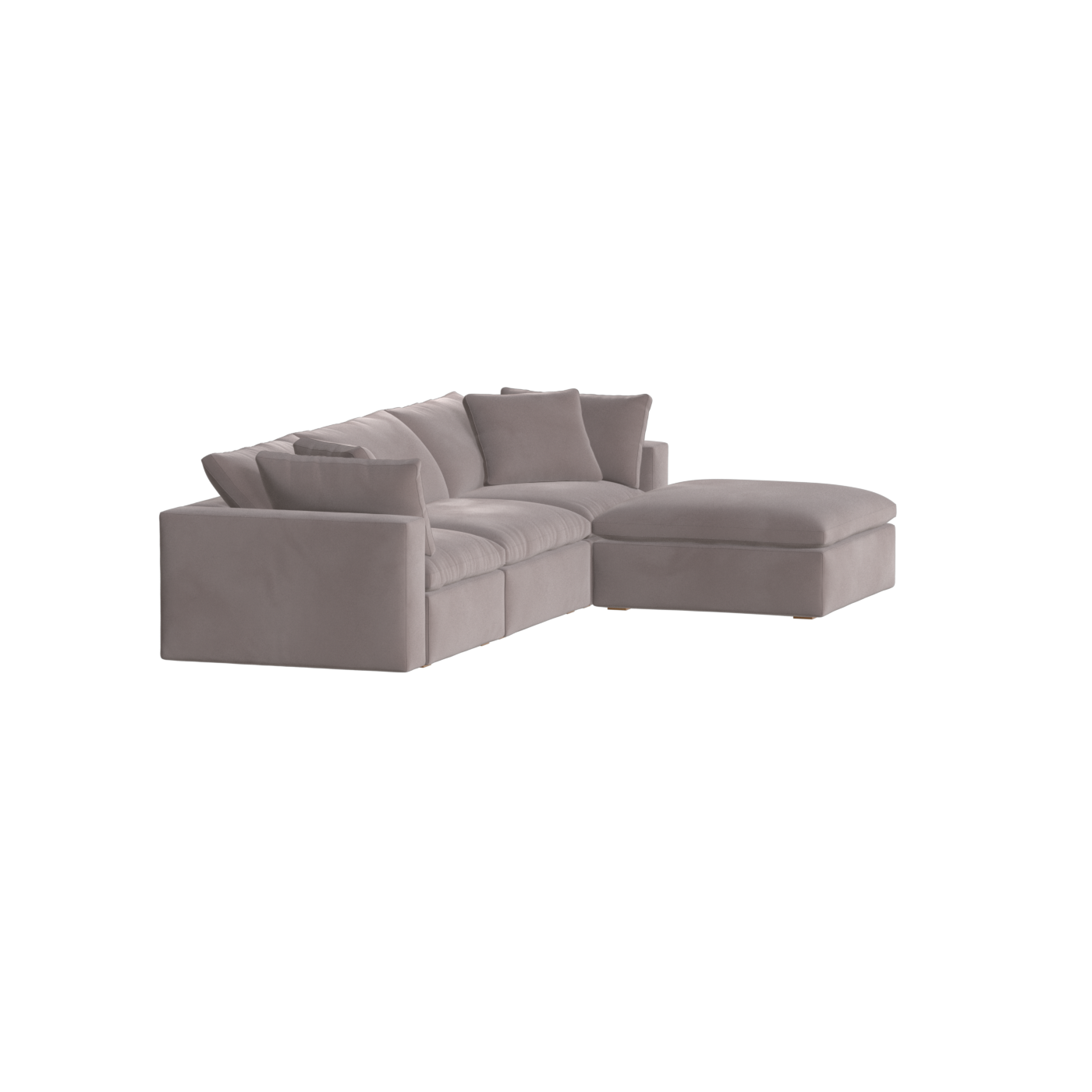 Ari three seater modular corner Sofa With Full Fabric Customisation