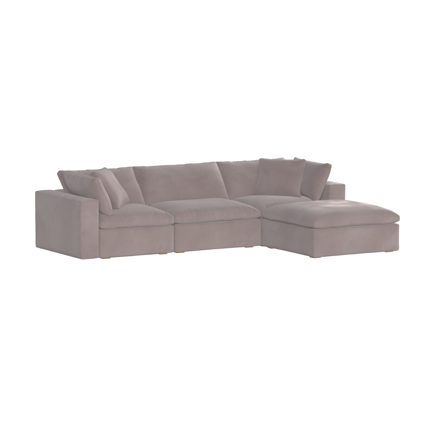 Ari three seater modular corner Sofa With Full Fabric Customisation