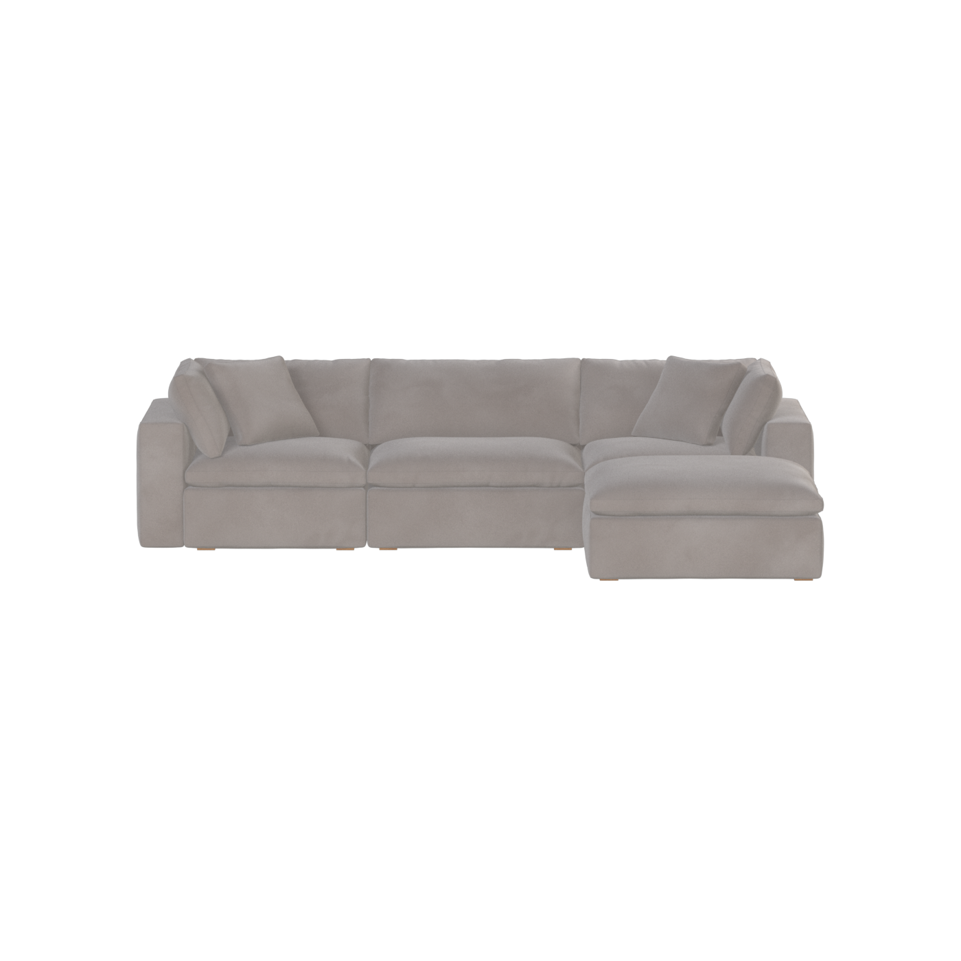 Ari three seater modular corner Sofa With Full Fabric Customisation