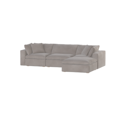 Ari three seater modular corner Sofa With Full Fabric Customisation