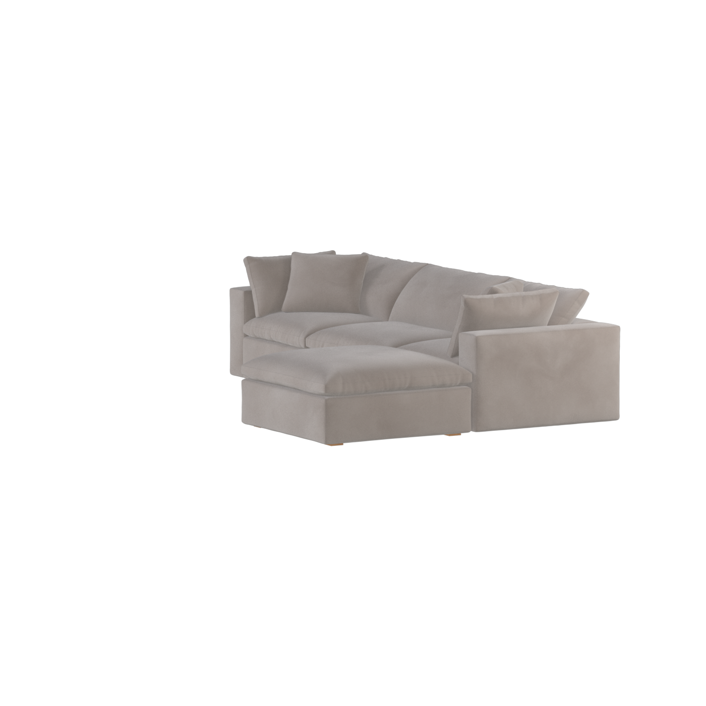 Ari three seater modular corner Sofa With Full Fabric Customisation