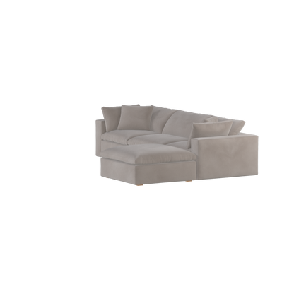 Ari three seater modular corner Sofa With Full Fabric Customisation