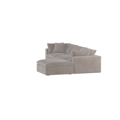 Ari three seater modular corner Sofa With Full Fabric Customisation