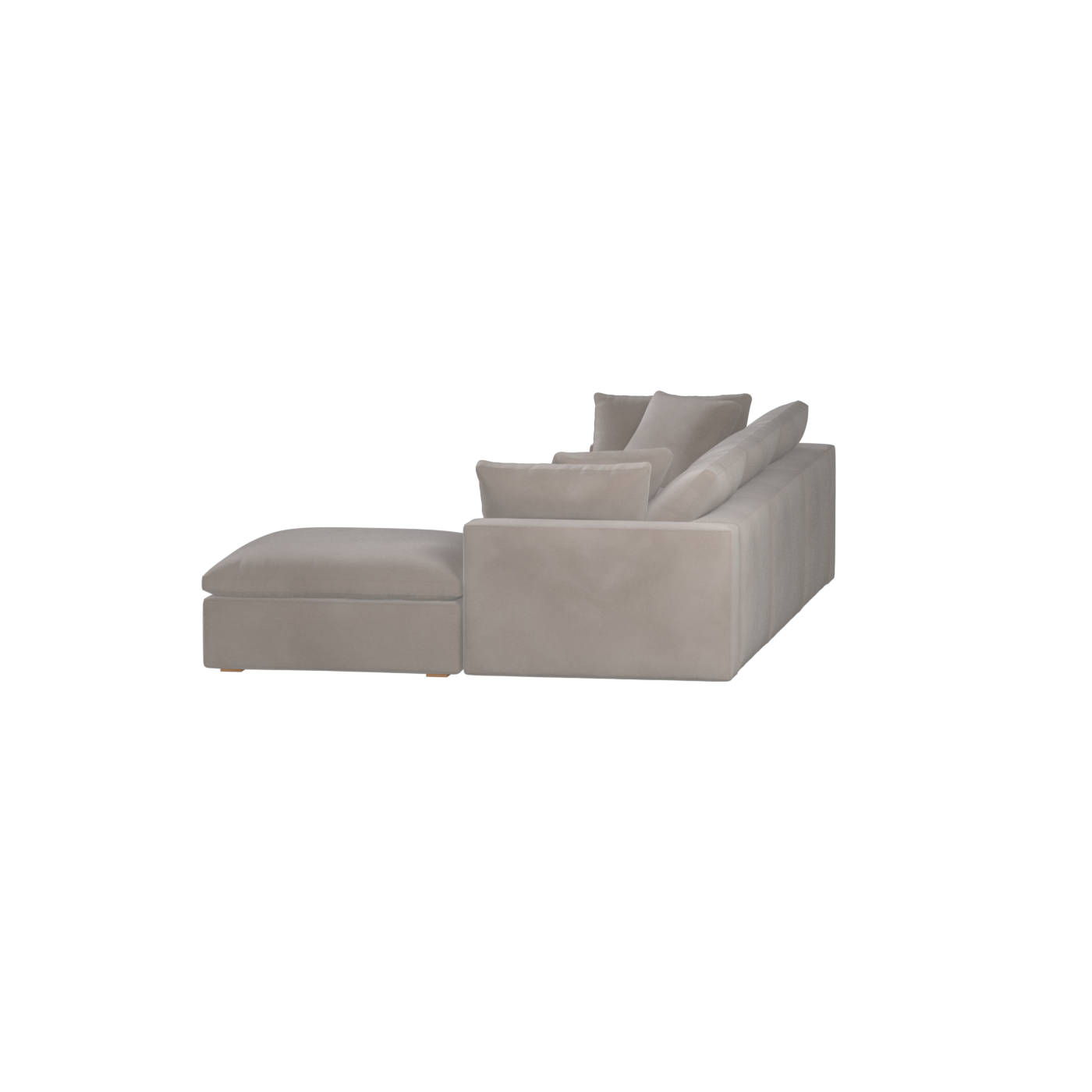 Ari three seater modular corner Sofa With Full Fabric Customisation