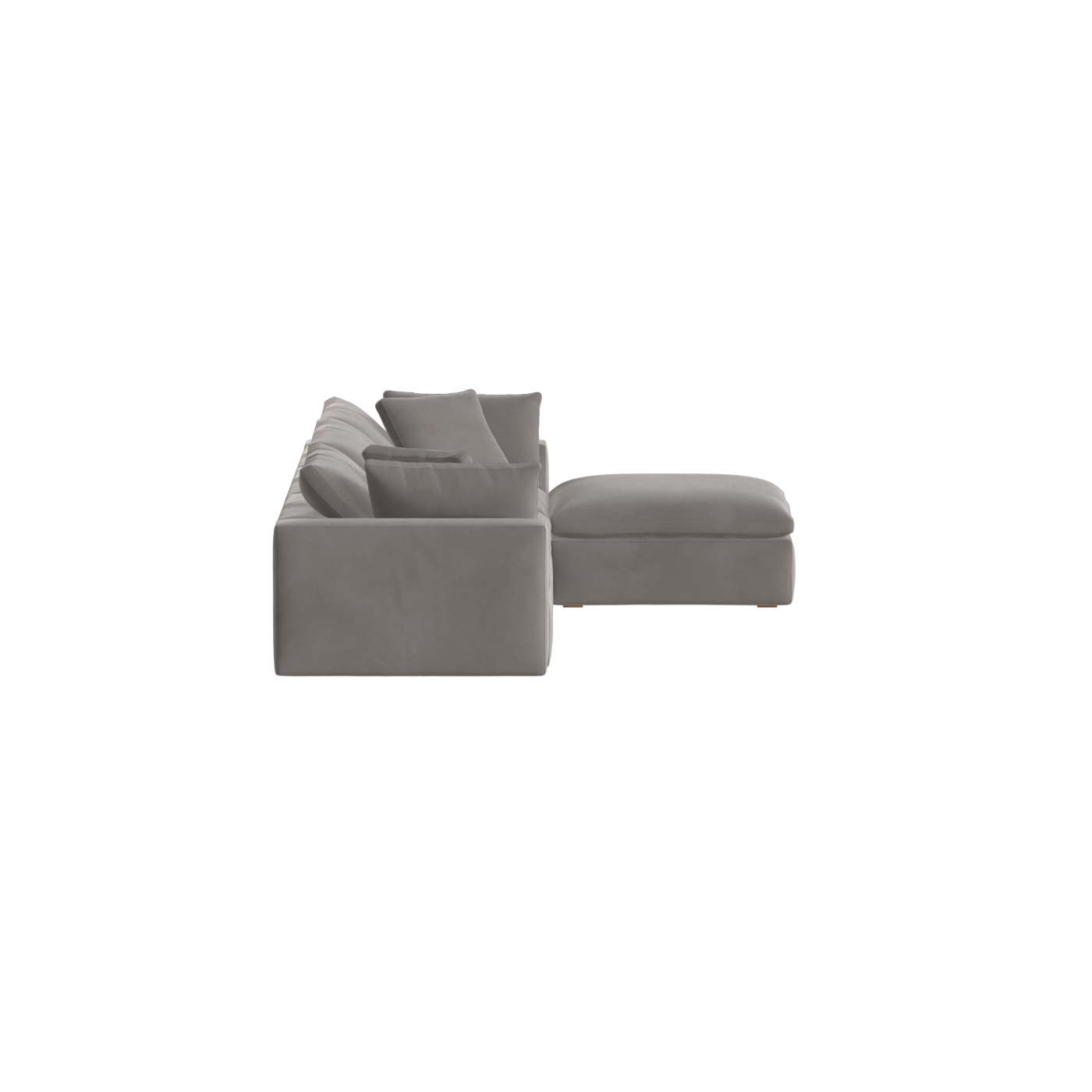 Ari three seater modular corner Sofa With Full Fabric Customisation