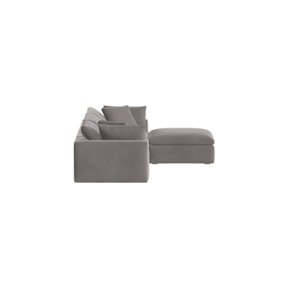 Ari three seater modular corner Sofa With Full Fabric Customisation
