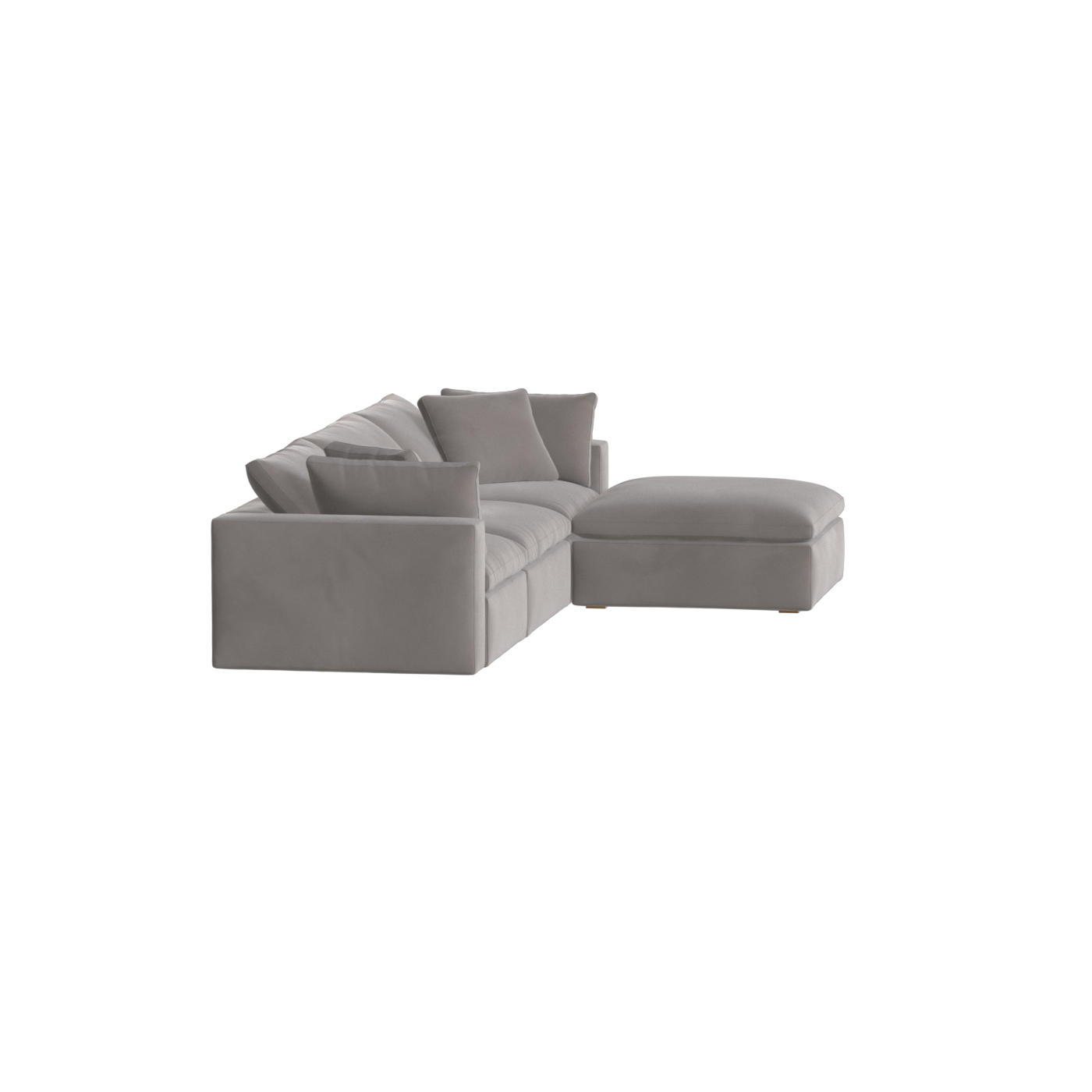 Ari three seater modular corner Sofa With Full Fabric Customisation