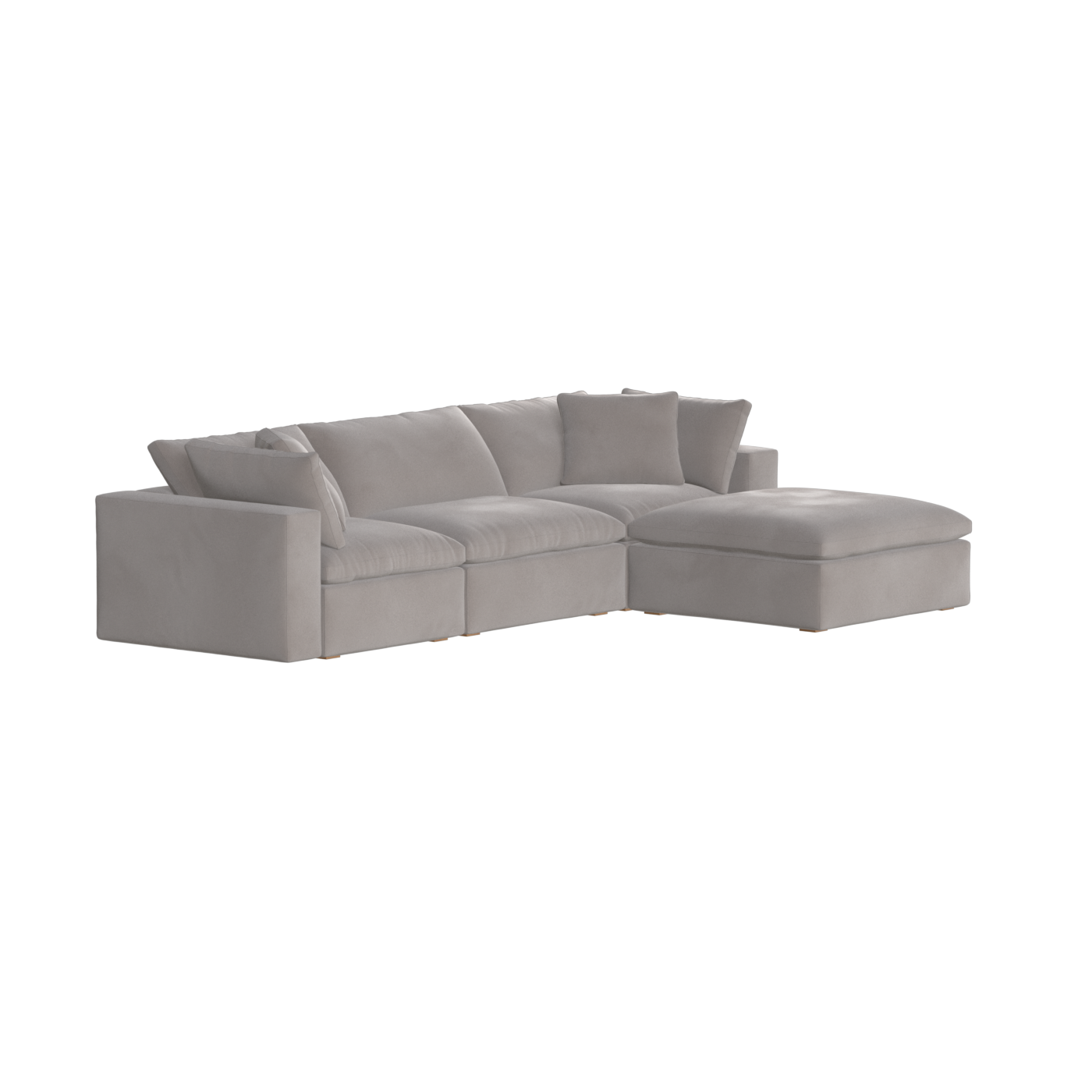 Ari three seater modular corner Sofa With Full Fabric Customisation