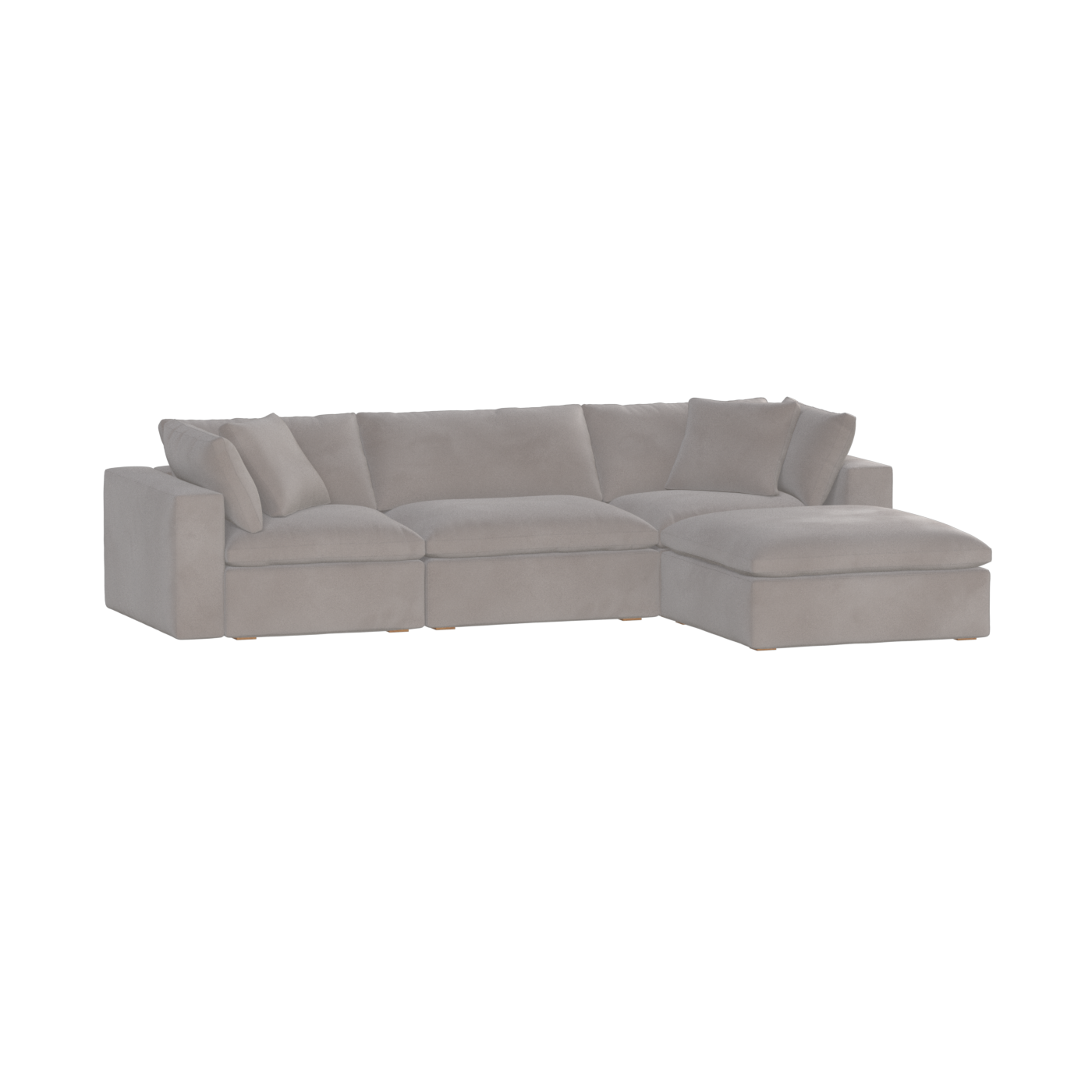 Ari three seater modular corner Sofa With Full Fabric Customisation