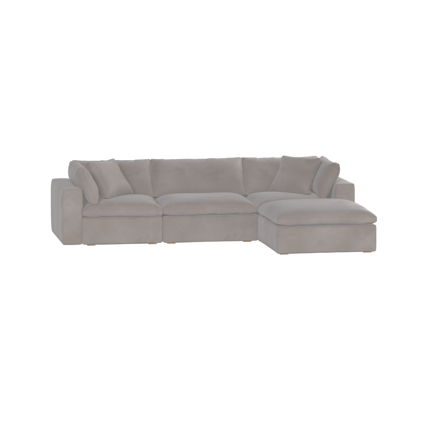 Ari three seater modular corner Sofa With Full Fabric Customisation