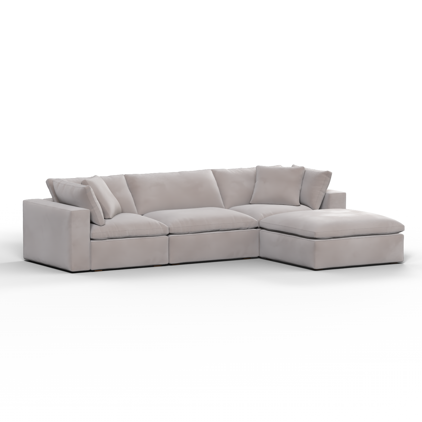 Ari three seater modular corner Sofa With Full Fabric Customisation