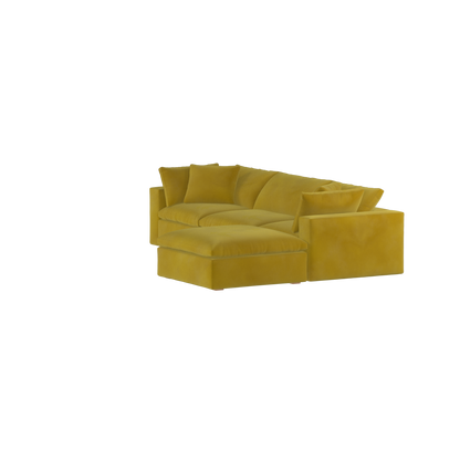 Ari three seater modular corner Sofa With Full Fabric Customisation