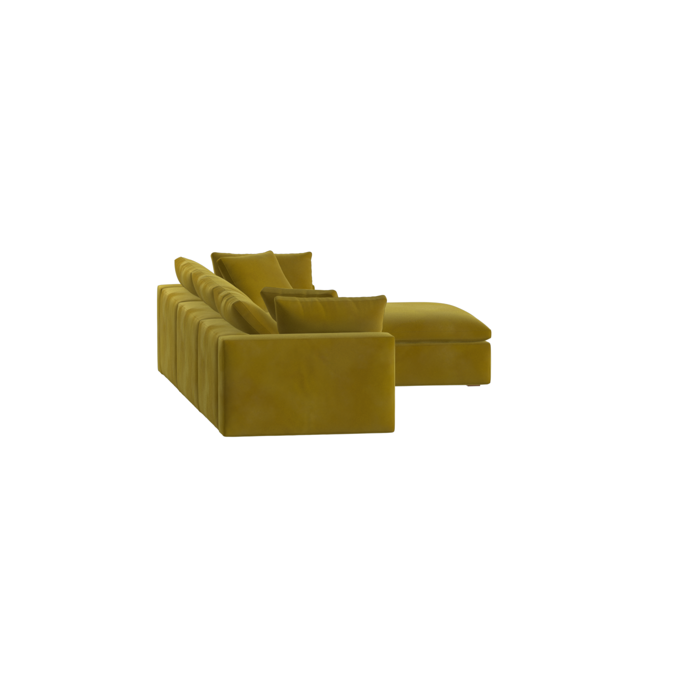 Ari three seater modular corner Sofa With Full Fabric Customisation