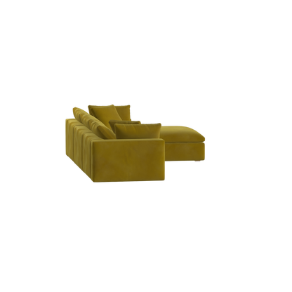 Ari three seater modular corner Sofa With Full Fabric Customisation
