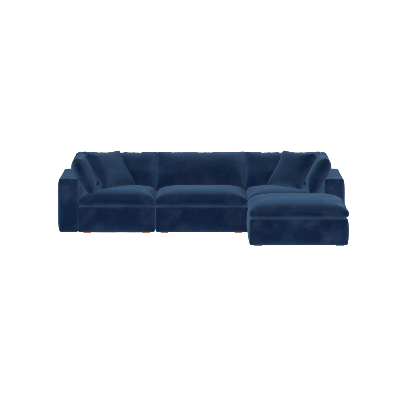 Ari three seater modular corner Sofa With Full Fabric Customisation