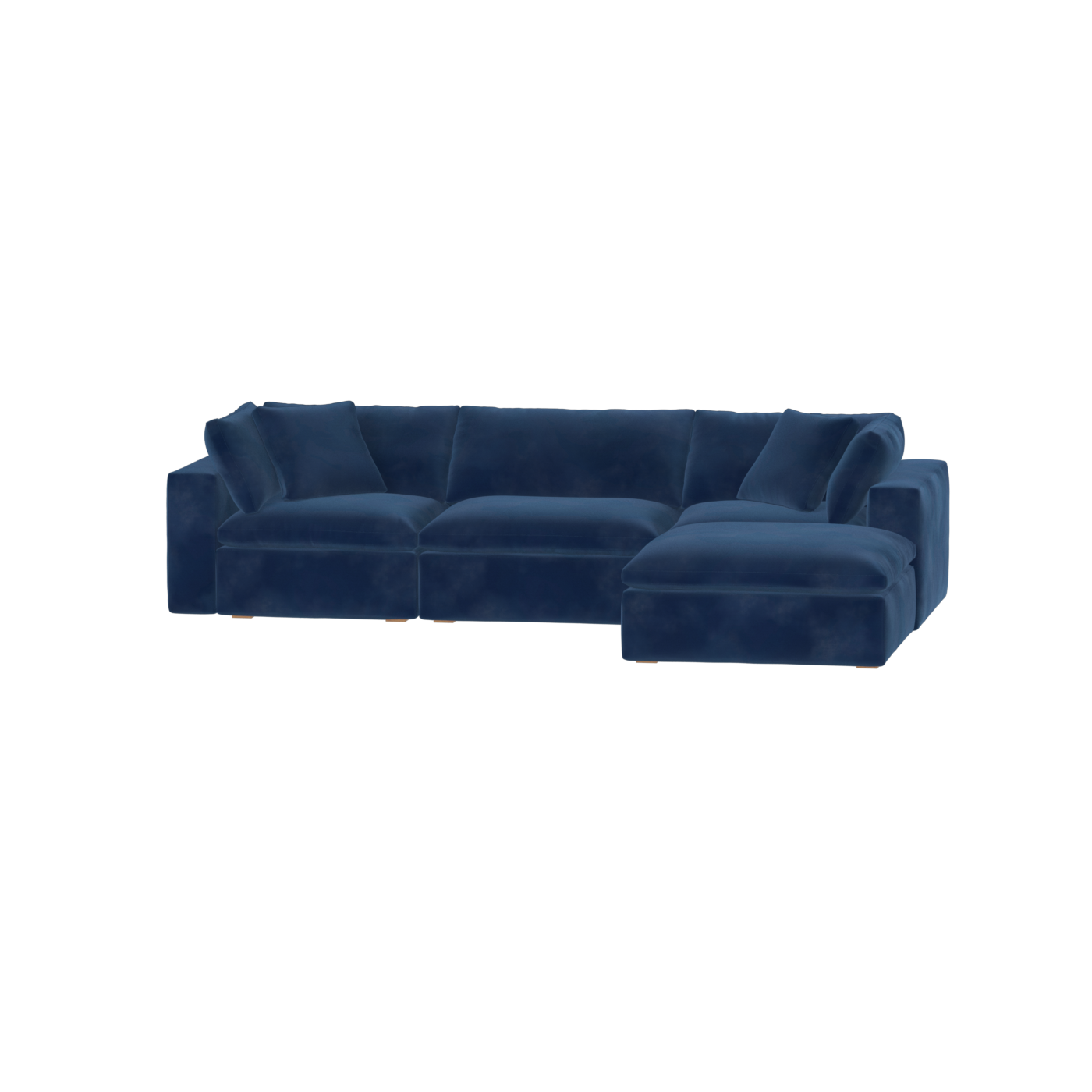 Ari three seater modular corner Sofa With Full Fabric Customisation