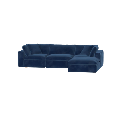 Ari three seater modular corner Sofa With Full Fabric Customisation