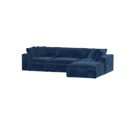 Ari three seater modular corner Sofa With Full Fabric Customisation