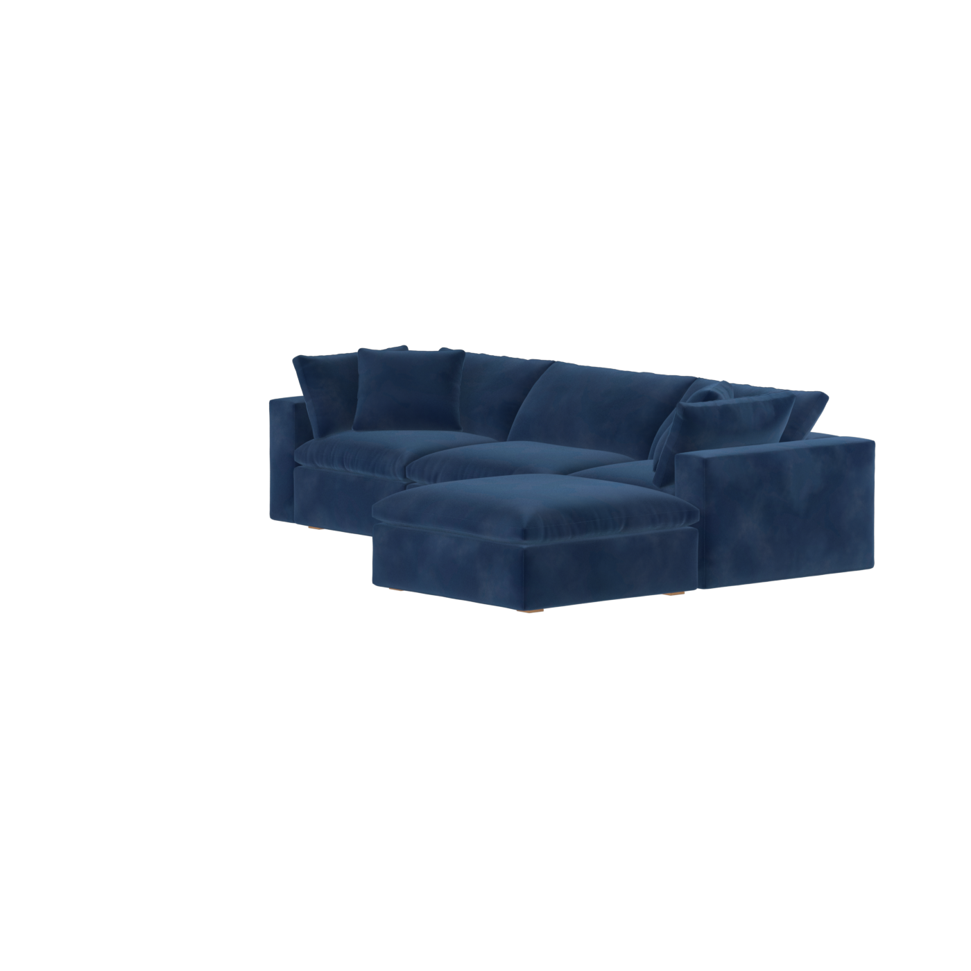 Ari three seater modular corner Sofa With Full Fabric Customisation