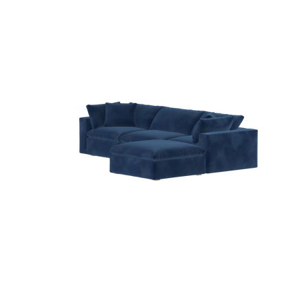 Ari three seater modular corner Sofa With Full Fabric Customisation