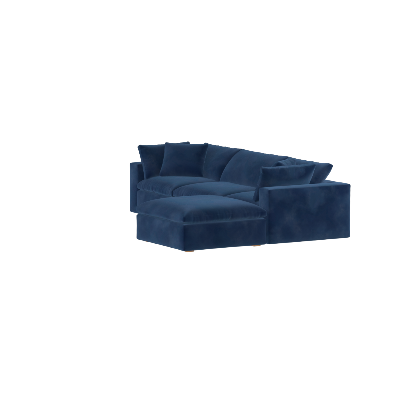 Ari three seater modular corner Sofa With Full Fabric Customisation