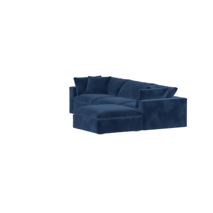 Ari three seater modular corner Sofa With Full Fabric Customisation