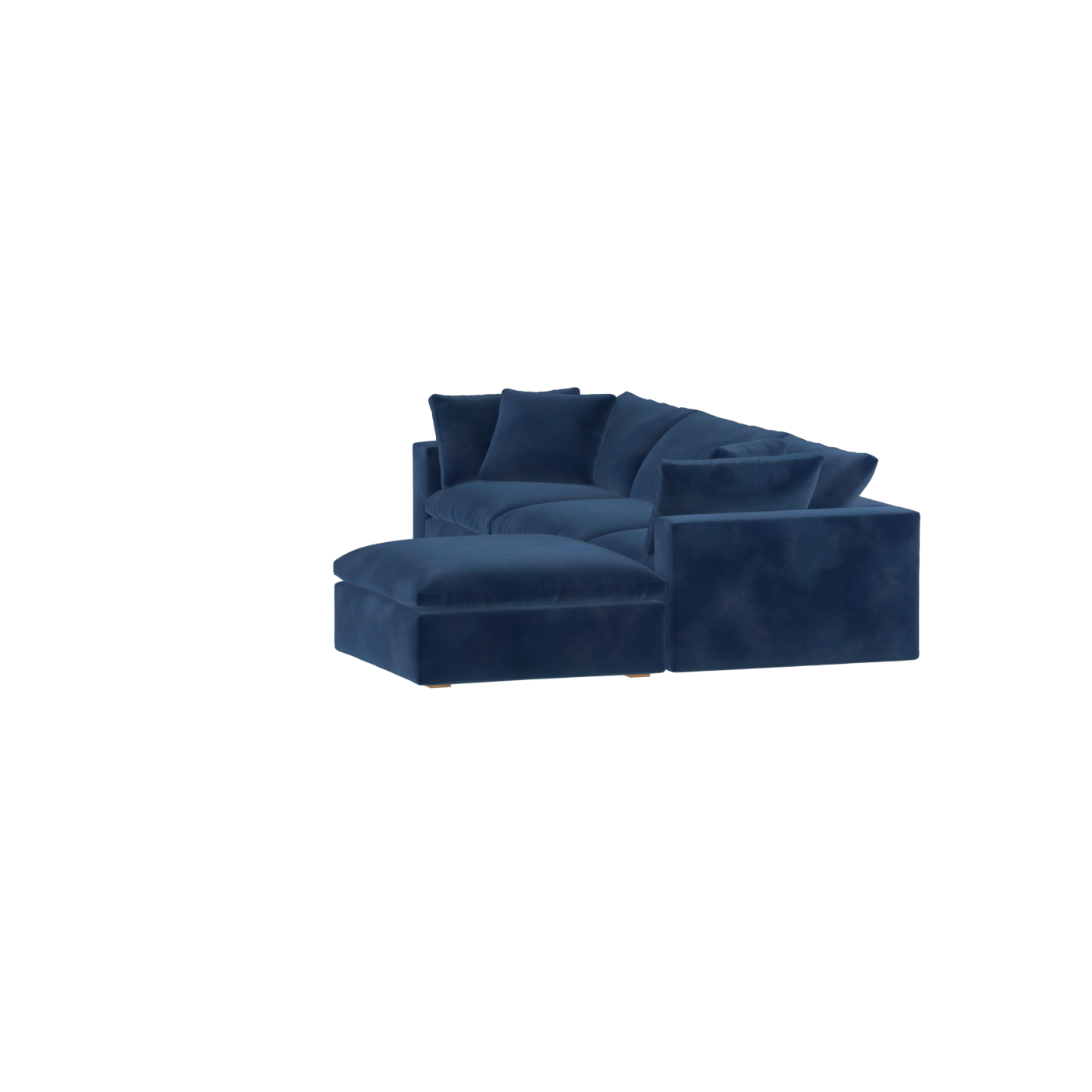 Ari three seater modular corner Sofa With Full Fabric Customisation