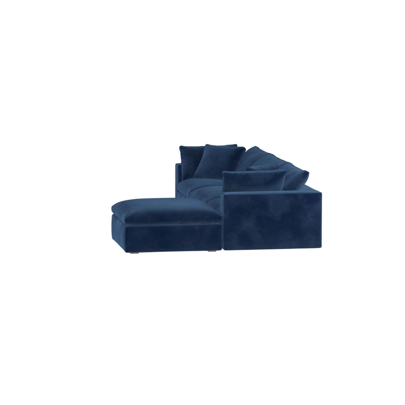 Ari three seater modular corner Sofa With Full Fabric Customisation