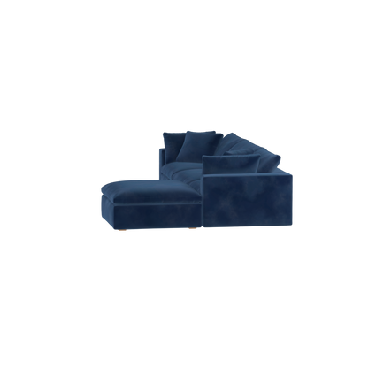 Ari three seater modular corner Sofa With Full Fabric Customisation
