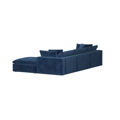 Ari three seater modular corner Sofa With Full Fabric Customisation