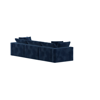 Ari three seater modular corner Sofa With Full Fabric Customisation